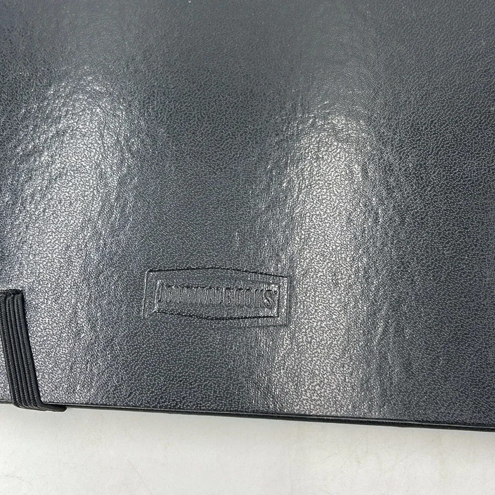 Du Mol Black Leather Cover Journal Notebook